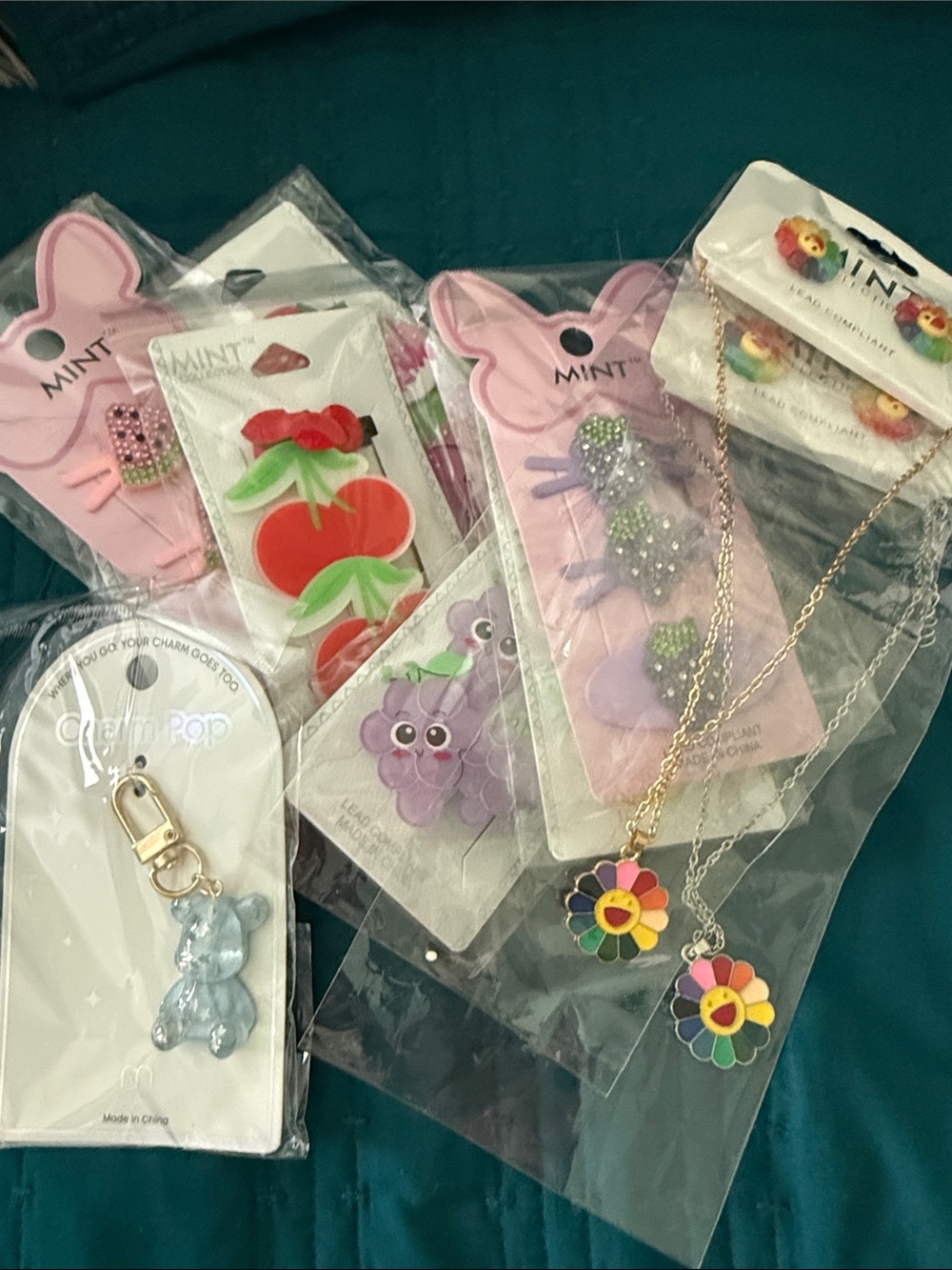 MINT Set of TEN Clips and Accessories Set. NWT